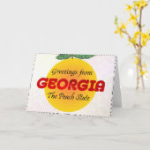 Grüße von Georgia Karte (Gelbe Blume)