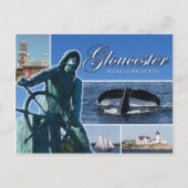 Grüße von Gloucester, MA Postkarte (Vorderseite)
