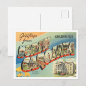 Grüße von Goldsboro, North Carolina Travel Postkarte (Vorne/Hinten)