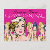 Grüße von Gossip Central Postkarte (Vorderseite)