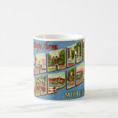 Grüße von Grand Rapids Kaffeetasse (Mittel)