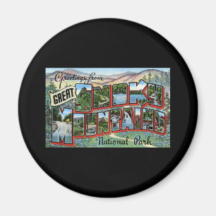 Grüße von großen Smokey Bergen Magnet