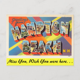 Grüße von Hampton Beach Postkarte