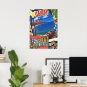 Grüße von Hawaii Poster (Heimbüro)