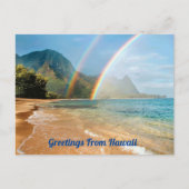 Grüße von Hawaii Postkarte (Vorderseite)