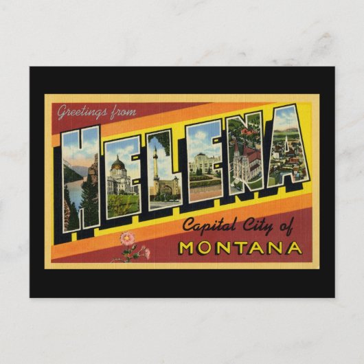 Grüße von Helena Montana Postkarte (Vorderseite)