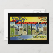 Grüße von Henderson Kentucky Postkarte (Vorne/Hinten)