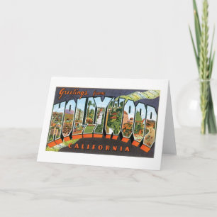 Grüße von Hollywood! Karte