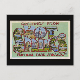 Grüße von Hot Springs National Park Arkansas Postkarte