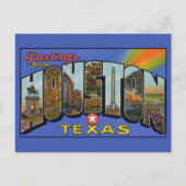 Grüße von Houston Texas Large Letter Postcard Postkarte (Vorderseite)
