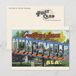 Grüße von Huntsville, AL Postcard Postkarte
