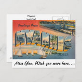 Grüße von Hyannis Postkarte (Vorne/Hinten)