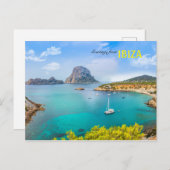 Grüße von Ibiza Postcard Postkarte (Vorne/Hinten)