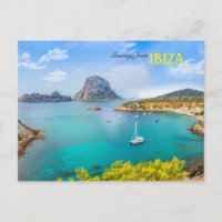 Grüße von Ibiza Postcard