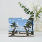 Grüße von Isla Mujeres, Mexiko Postkarte (Stehend Vorderseite)