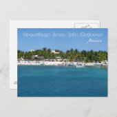Grüße von Isla Mujeres, Mexiko Postkarte (Vorne/Hinten)