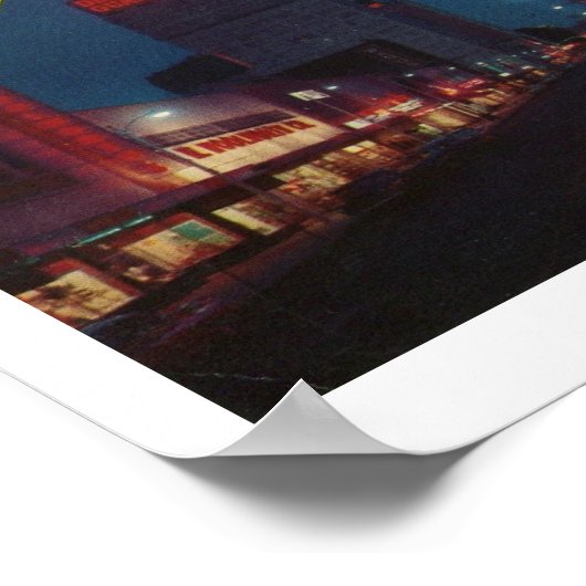 Grüße von Jackson MS, Vintag Poster (Ecke)