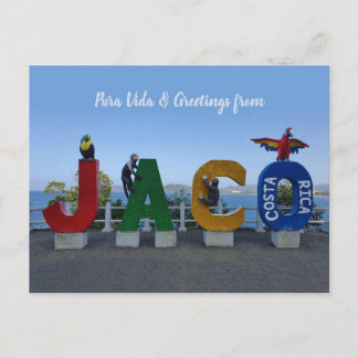 Grüße von Jaco Postkarte