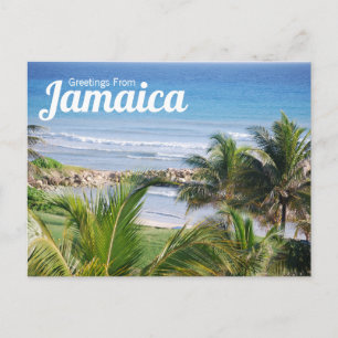 Grüße von Jamaica Postkarte