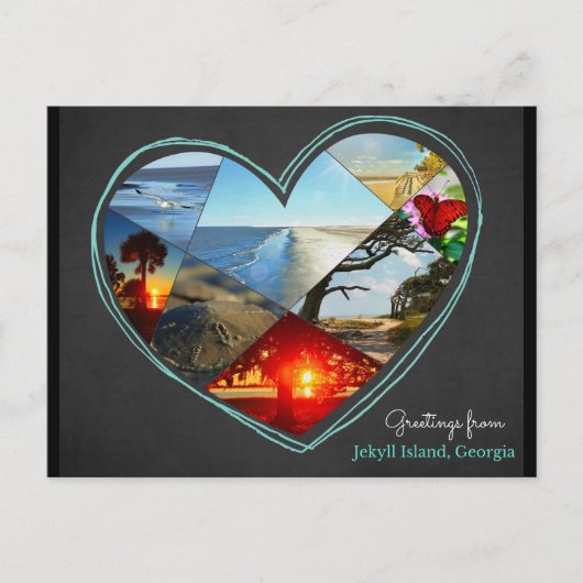 Grüße von Jekyll Island, Georgien, Postcard Postkarte (Vorderseite)