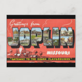 Grüße von Joplin Postkarte (Vorderseite)