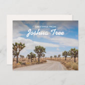 Grüße von Joshua Tree Postcard Postkarte (Vorne/Hinten)