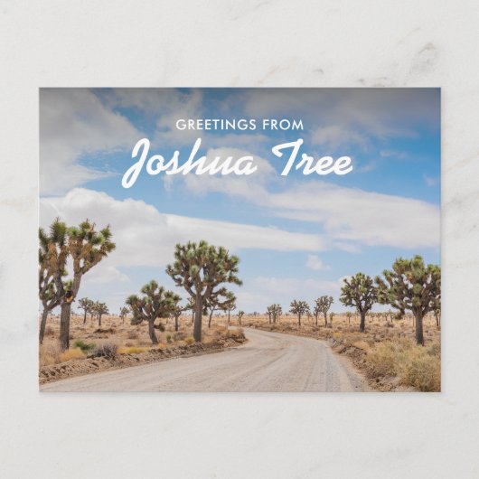 Grüße von Joshua Tree Postcard Postkarte (Vorderseite)