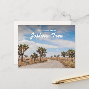 Grüße von Joshua Tree Postkarte