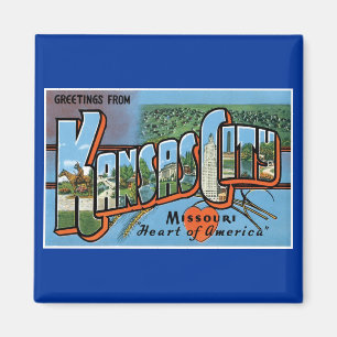 Grüße von Kansas City! Magnet