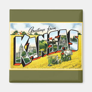 Grüße von Kansas Magnet