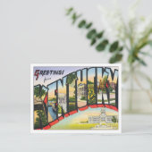 Grüße von Kentucky Postkarte (Stehend Vorderseite)