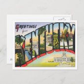 Grüße von Kentucky Postkarte (Vorne/Hinten)