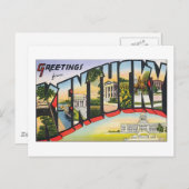 Grüße von Kentucky Postkarte (Vorne/Hinten)