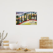 Grüße von Kentucky, Vintag Poster (Küche)