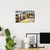 Grüße von Kentucky, Vintag Poster (Heimbüro)