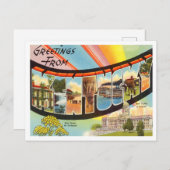 Grüße von Kentucky Vintage Travel Postkarte (Vorne/Hinten)
