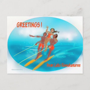 Grüße von Kissakanaree Postkarte