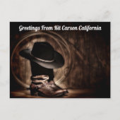 Grüße von Kit Carson, Kalifornien Postkarte (Vorderseite)