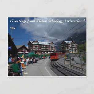 Grüße von Kleine Schedegg 1 Postkarte