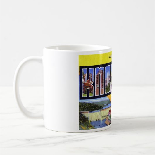 Grüße von Knoxville Tennessee Kaffeetasse (Links)