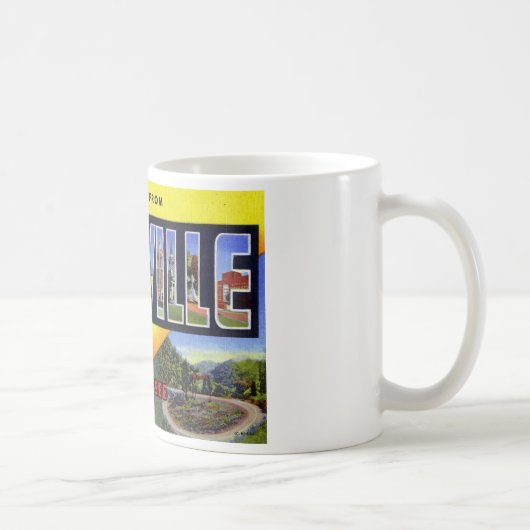 Grüße von Knoxville Tennessee Kaffeetasse (Rechts)