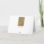 Grüße von Krampus! Feiertagskarte (Rückseite)