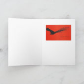 Grüße von Krampus! Feiertagskarte (Innenseite)