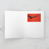 Grüße von Krampus! Feiertagskarte (Innenseite)