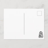 Grüße von Krampus Postkarte (Rückseite)