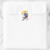 Grüße von Krampus Runder Aufkleber (Tasche)