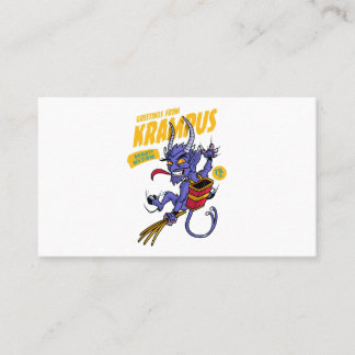 Grüße von Krampus Visitenkarte