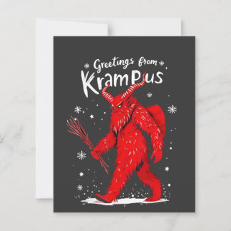 Grüße von Krampus Weihnachten