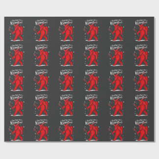 Grüße von Krampus Weihnachten Geschenkpapier