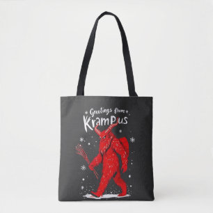 Grüße von Krampus Weihnachten Tasche